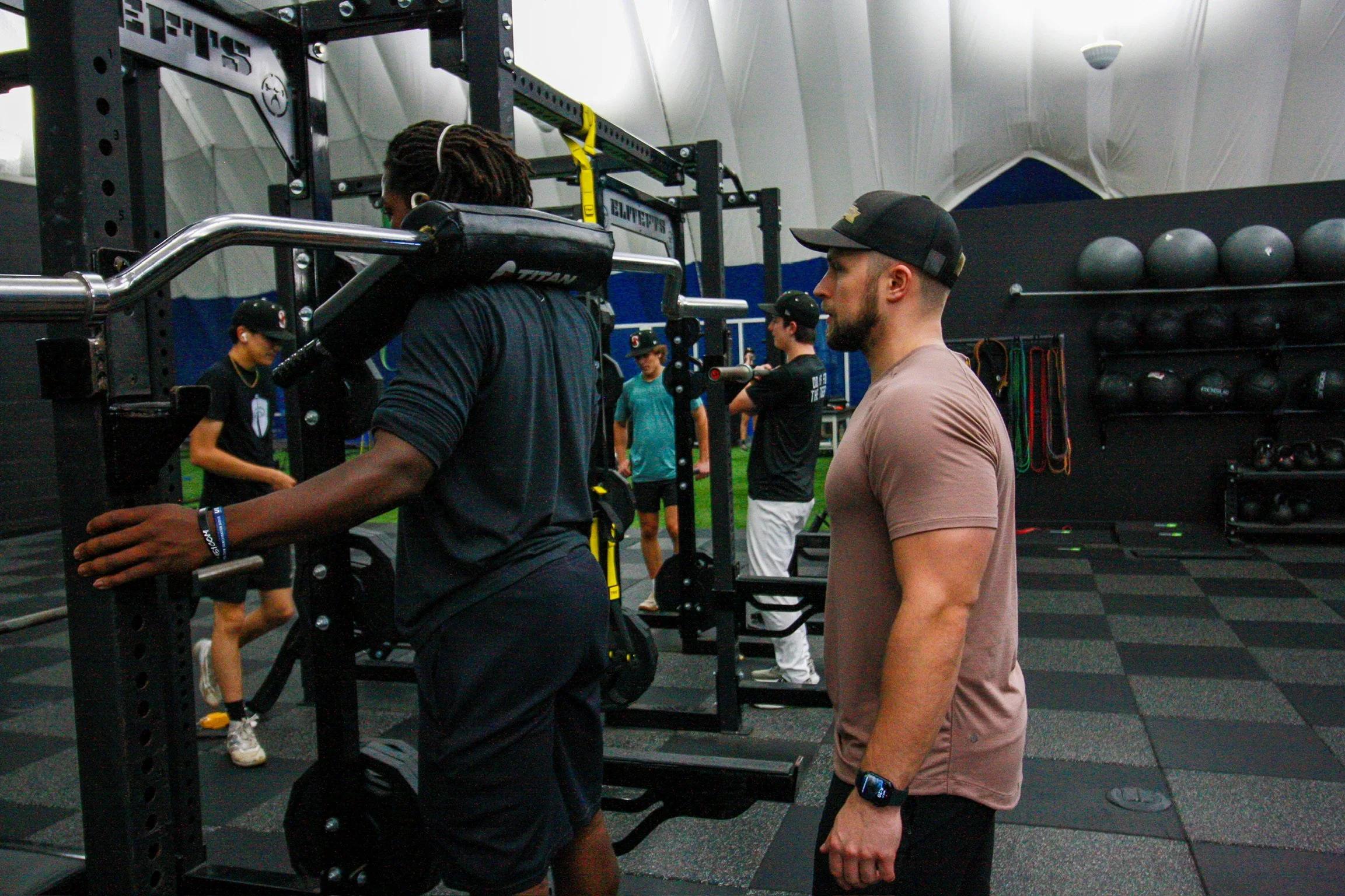 Indoor baseball and softball training facility at BSF Performance Bensenville