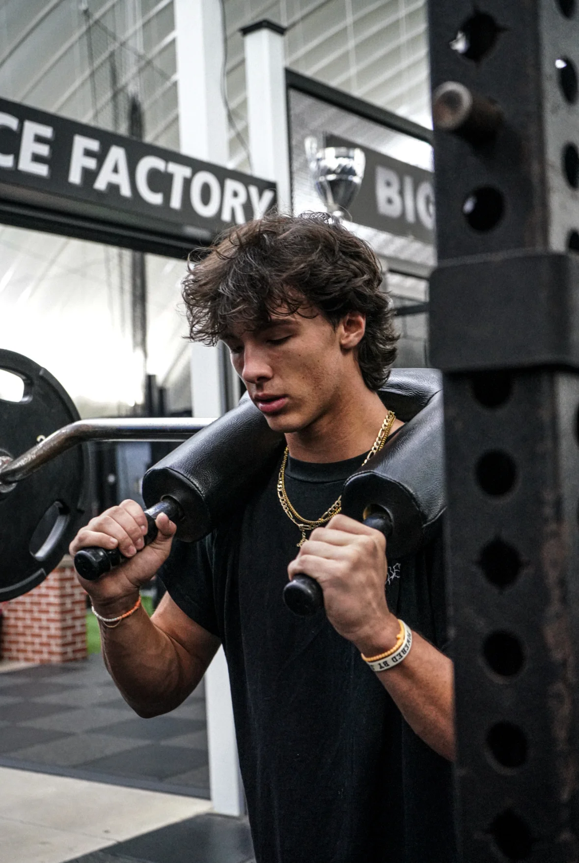 Baseball athlete performing velocity training session at BSF Performance Lockport
